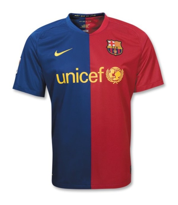 lvXstaQC34hLyii 08/09 Barcelona Home Jersey