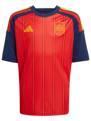 JZ5757_1_APPAREL_Photography_FrontCenterView_transparent_1024x1024 2026 Spain Home Kids Jersey