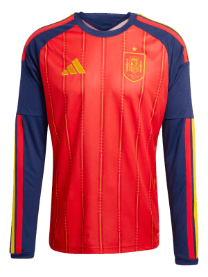 2026 Spain Home Long Sleeve Jersey