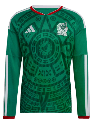 2026 Mexico Home Long Sleeve Jersey