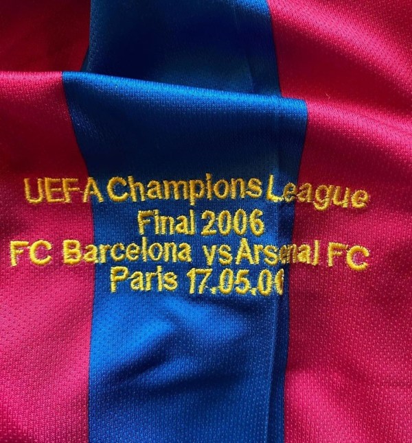 2006 Barcelona Champions League Final Jersey