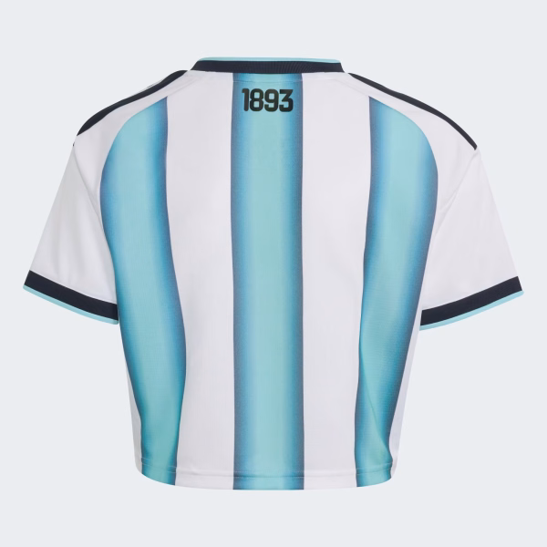 2026 Argentina Home Women Cropped Jersey