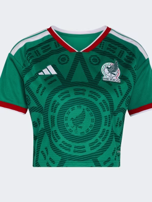 2026 Mexico Home Women Cropped Jersey