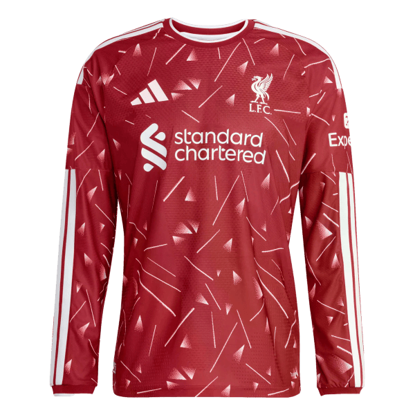 26/27 Liverpool Home Long Sleeve Player Version Jersey